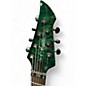 Used Agile GHOST 7 STRING Green Solid Body Electric Guitar