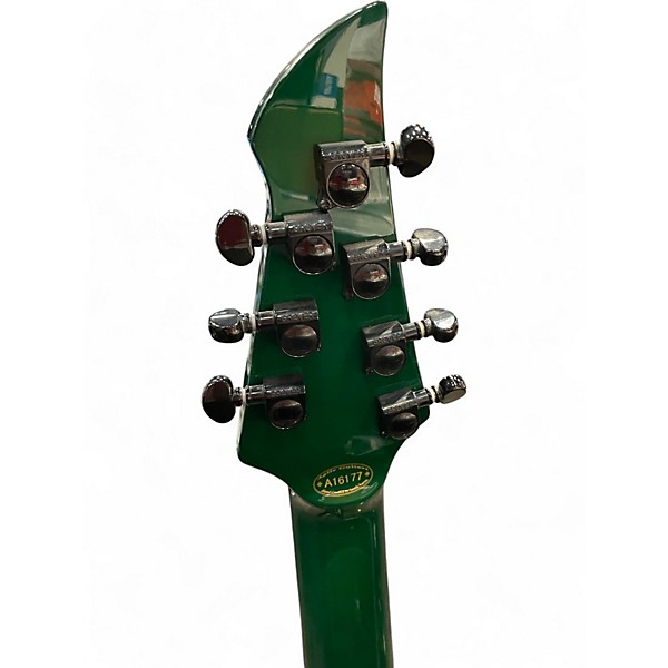 Used Agile GHOST 7 STRING Green Solid Body Electric Guitar