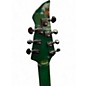 Used Agile GHOST 7 STRING Green Solid Body Electric Guitar