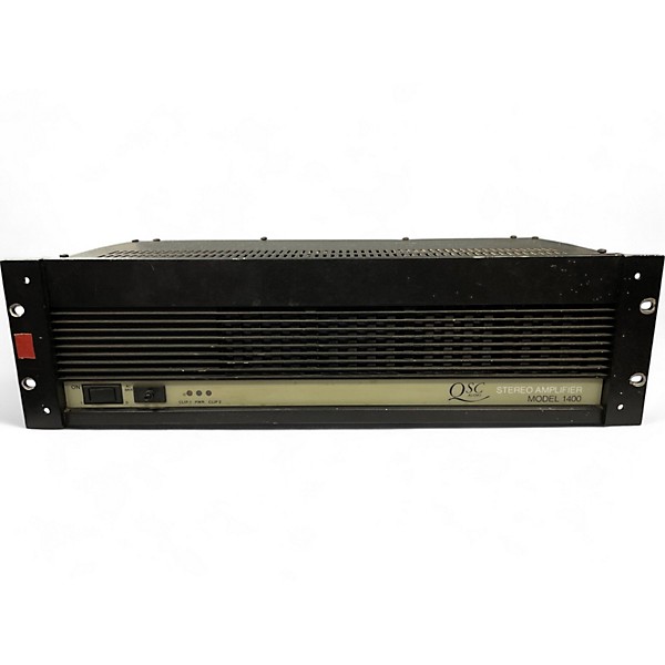 Used QSC Model 1400 Stereo Amp Power Amp