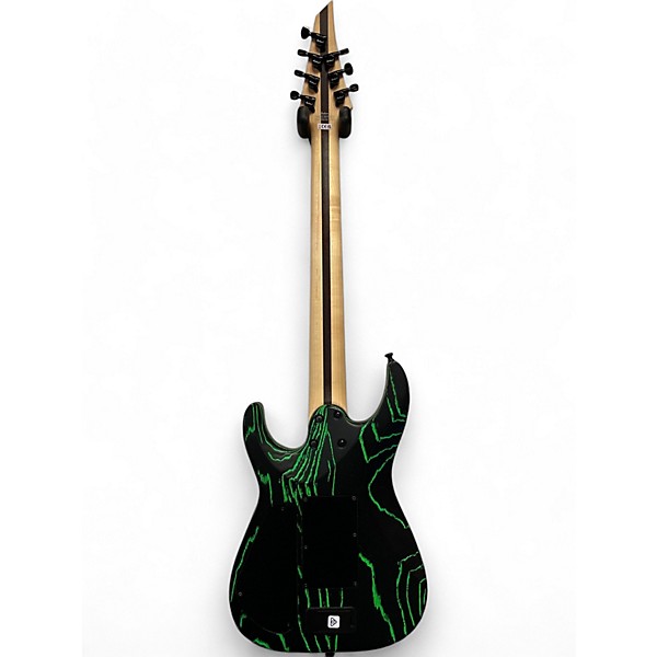 Used Jackson Used Jackson Jackson Pro Series Dinky DK Modern Ash FR7 Baked Green BLACK AND GREEN Solid Body Electric Guitar