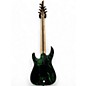 Used Jackson Used Jackson Jackson Pro Series Dinky DK Modern Ash FR7 Baked Green BLACK AND GREEN Solid Body Electric Guitar