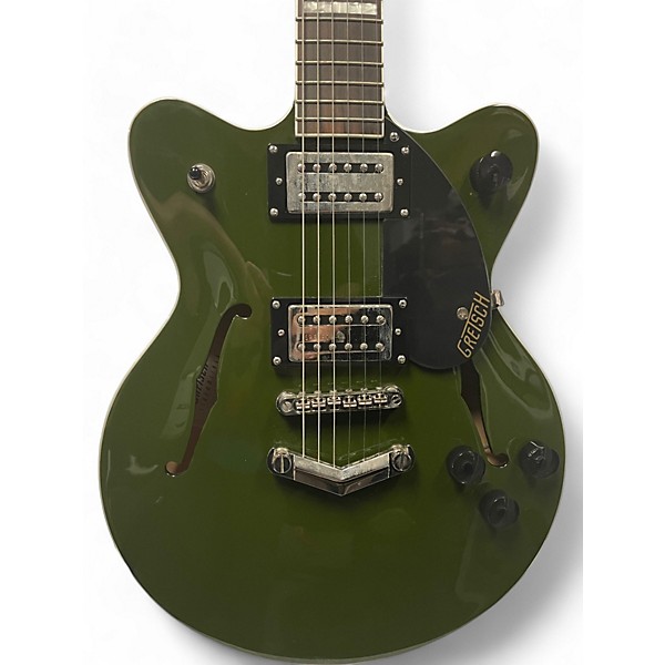 Used Gretsch Guitars Used Gretsch Guitars g2655 olive green Hollow Body Electric Guitar