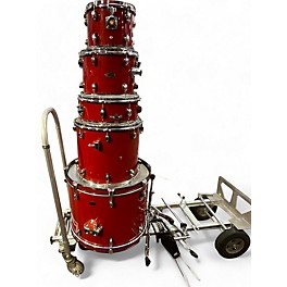 Used SPL 5 Piece Unity II Red Drum Kit