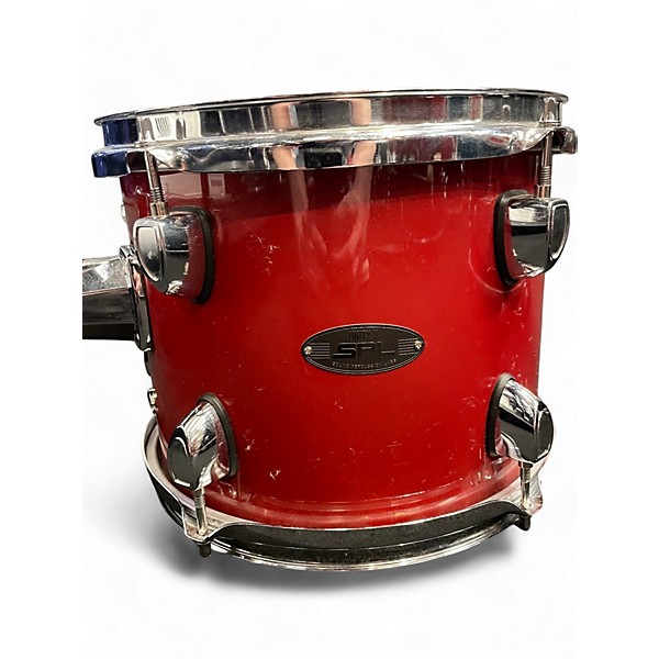 Used SPL 5 Piece Unity II Red Drum Kit