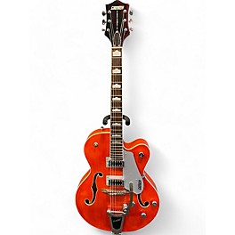 Used Gretsch Guitars Used Gretsch Guitars G5420T Electromatic Orange Hollow Body Electric Guitar