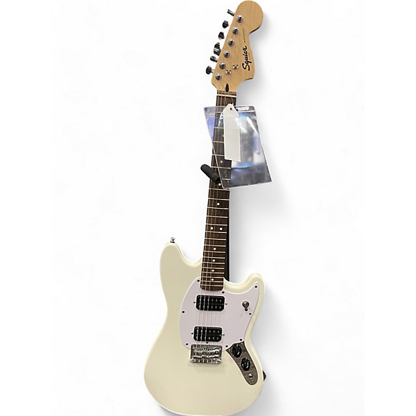 Used Squier Used Squier Bullet Mustang HH Cream Solid Body Electric Guitar