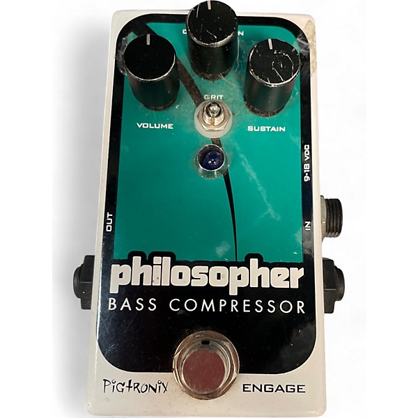 Used Pigtronix Used Pigtronix Philosopher Bass Compressor Bass Effect Pedal