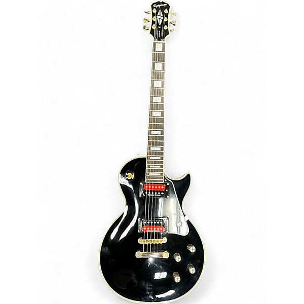 Used Epiphone Used Epiphone Les Paul Custom Inspired by Gibson Black Solid Body Electric Guitar