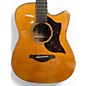 Used Yamaha Used Yamaha A1M Natural Acoustic Electric Guitar