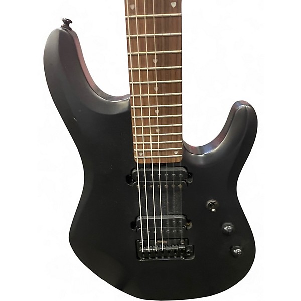 Used Sterling by Music Man JP70 John Petrucci Signature matte black Solid Body Electric Guitar