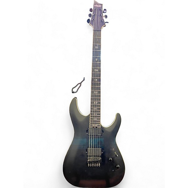 Used Schecter Guitar Research Used Schecter Guitar Research evil twin Black Solid Body Electric Guitar