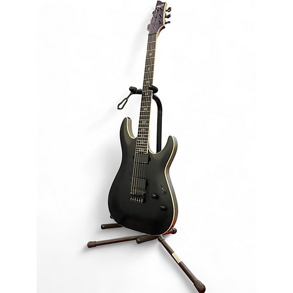 Used Schecter Guitar Research Used Schecter Guitar Research evil twin Black Solid Body Electric Guitar