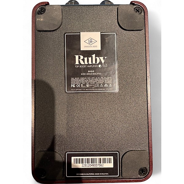 Used Universal Audio Ruby '63 Effect Pedal