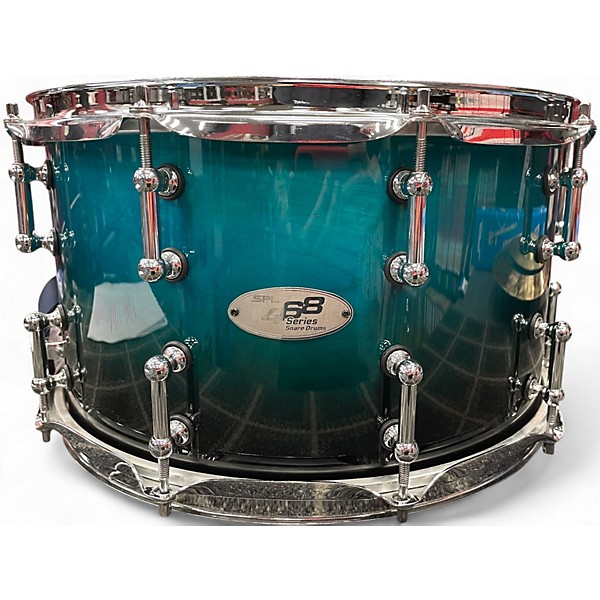 Used SPL 14X8 468 Series Turquoise Blue Fade Drum