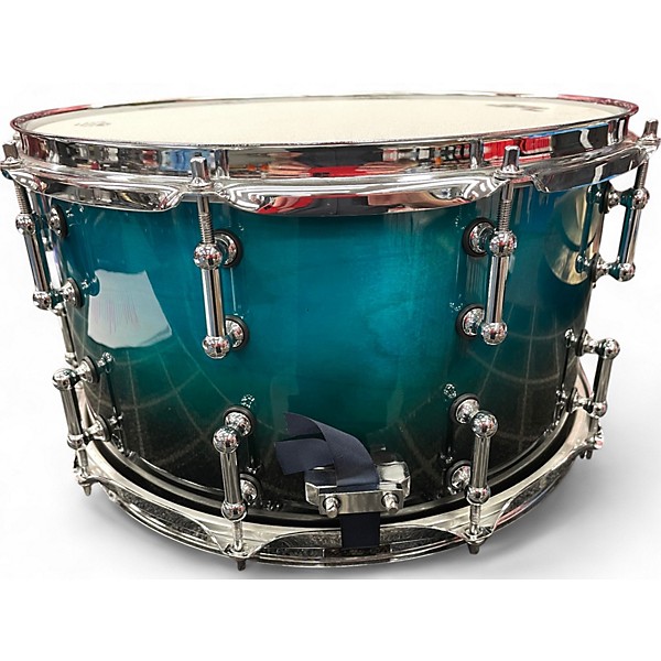 Used SPL 14X8 468 Series Turquoise Blue Fade Drum