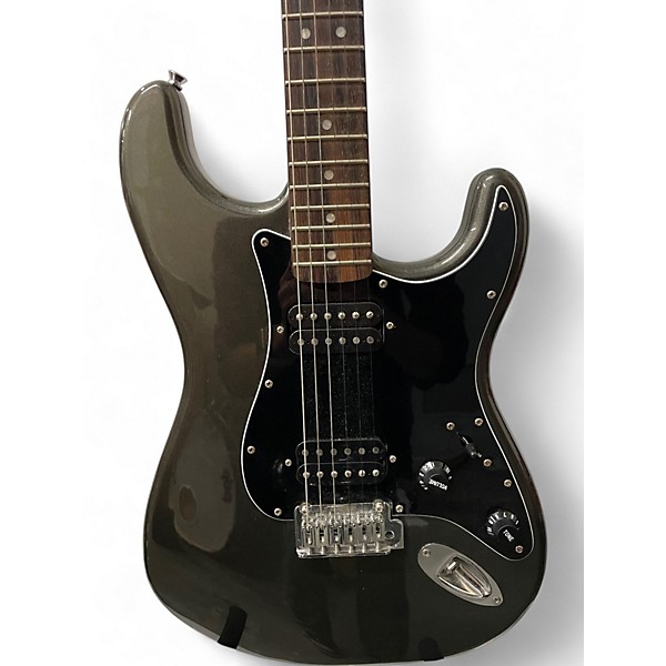 Used Squier Used Squier Affinity Stratocaster HH Charcoal Frost Metallic Solid Body Electric Guitar