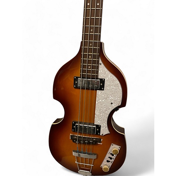 Used Hofner Used Hofner HIBBPE 2 Tone Sunburst Electric Bass Guitar