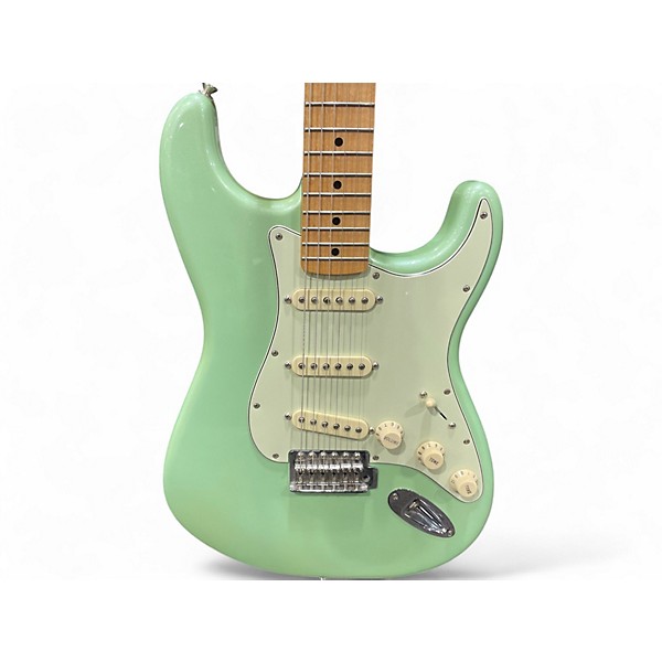 Used Fender Used Fender Standard Stratocaster Surf Green Solid Body Electric Guitar