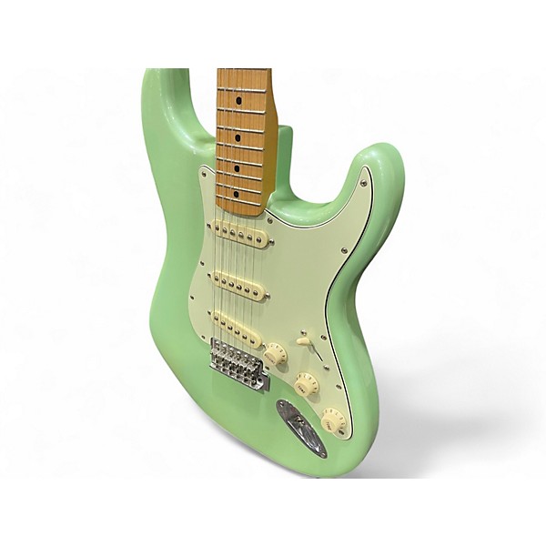 Used Fender Used Fender Standard Stratocaster Surf Green Solid Body Electric Guitar