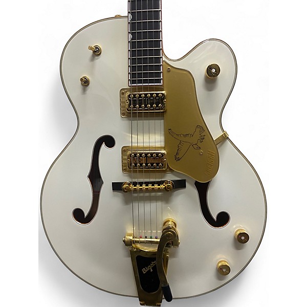 Used Gretsch Guitars Used Gretsch Guitars G6136T White Falcon Bigsby WHITE Hollow Body Electric Guitar