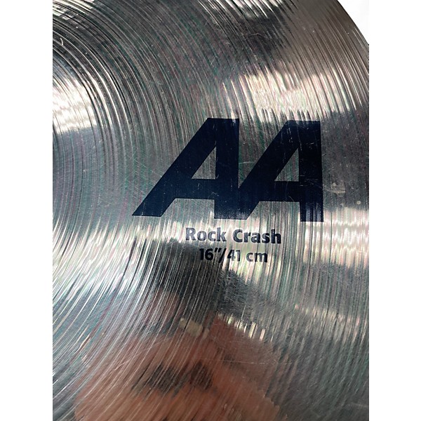 Used SABIAN Used SABIAN 16in AA Rock Crash Brilliant Cymbal