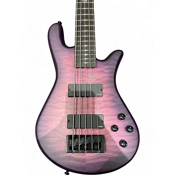 Used Spector NS PULSE 2 Purple Electric Bass Guitar