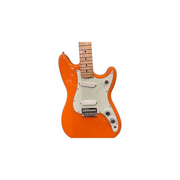 Used Fender Used Fender Duo Sonic orange Solid Body Electric Guitar