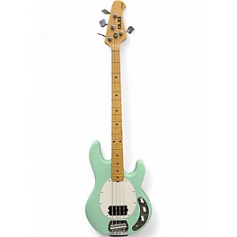 Used Sterling by Music Man Ray4 Turquoise Electric Bass Guitar