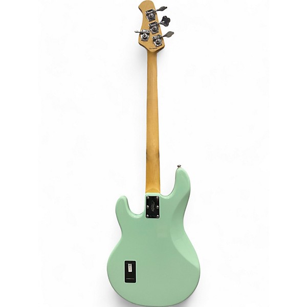 Used Sterling by Music Man Ray4 Turquoise Electric Bass Guitar