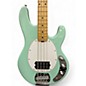 Used Sterling by Music Man Ray4 Turquoise Electric Bass Guitar