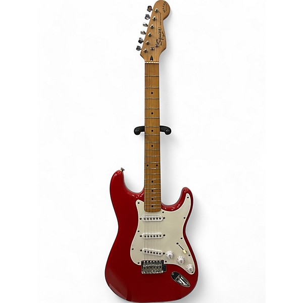 Used Squier Bullet Stratocaster MIK Dakota Red Solid Body Electric Guitar