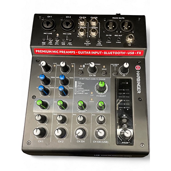 Used Harbinger LX8 Unpowered Mixer