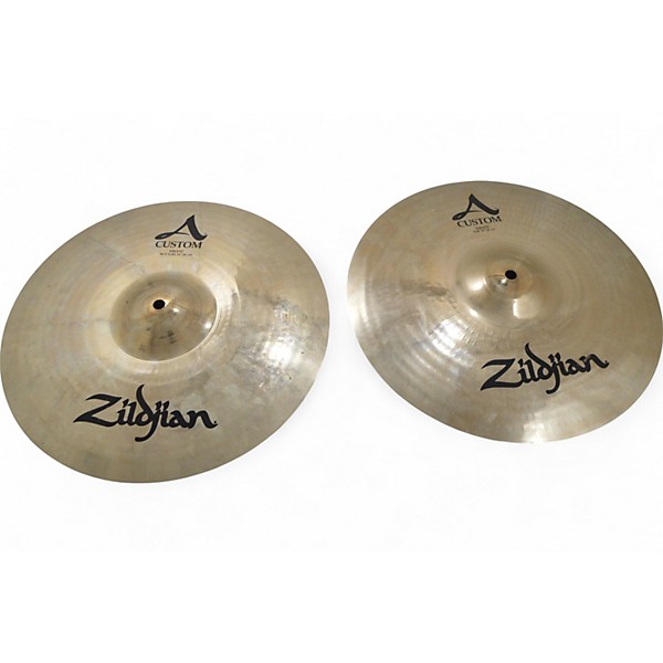 Used Zildjian Used Zildjian A Custom Hi Hat Pair Cymbal