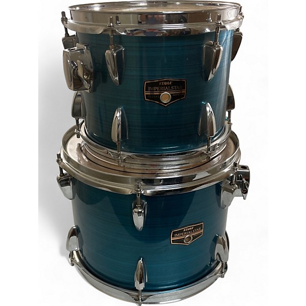 Used TAMA Used TAMA Imperialstar HAIRLINE BLUE Drum Kit