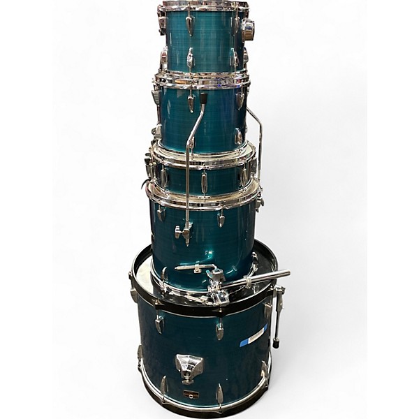 Used TAMA Used TAMA Imperialstar HAIRLINE BLUE Drum Kit