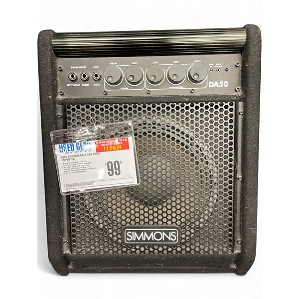 Used Simmons DA50 50W Drum Amplifier