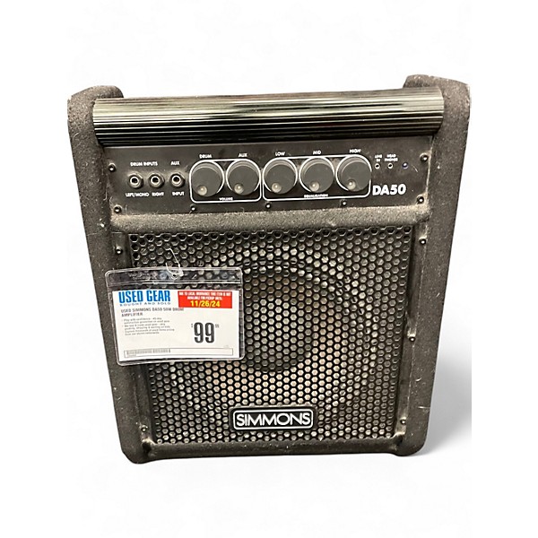 Used Simmons DA50 50W Drum Amplifier