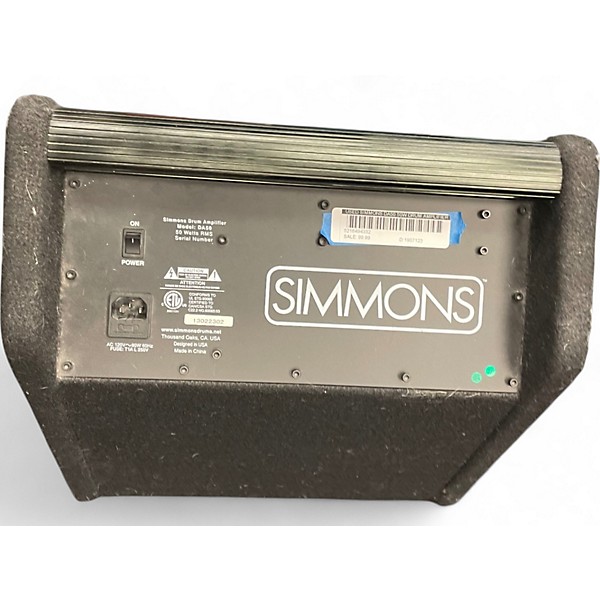 Used Simmons DA50 50W Drum Amplifier