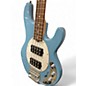 Used Sterling by Music Man Ray4 Blue Electric Bass Guitar