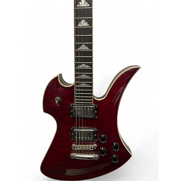 Used B.C. Rich Pro X Custom Special X3 Mockingbird Wine Red Solid Body Electric Guitar