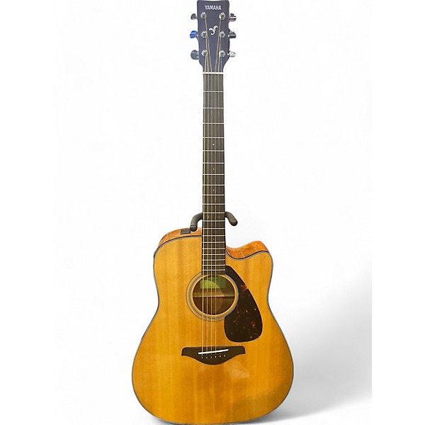 Used Yamaha FGX800C Natural Acoustic Electric Guitar