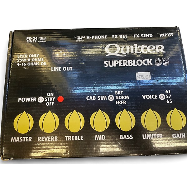 Used Quilter Labs SUPERBLOCK US Solid State Guitar Amp Head