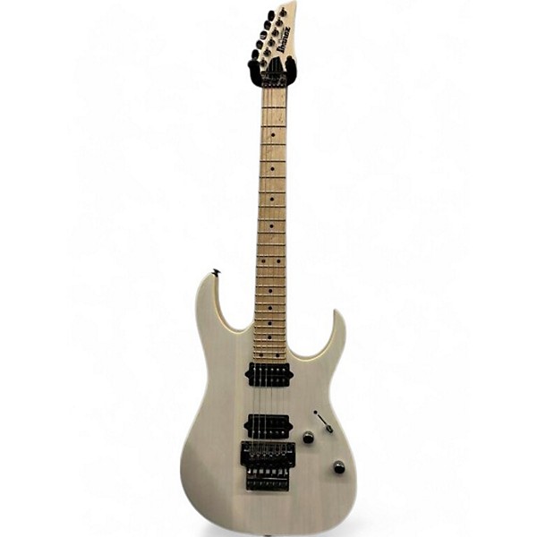 Used Ibanez PRESTIGE RG652AHM-AWD Transparent White Solid Body Electric Guitar