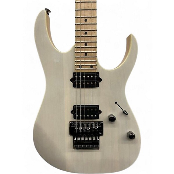 Used Ibanez PRESTIGE RG652AHM-AWD Transparent White Solid Body Electric Guitar