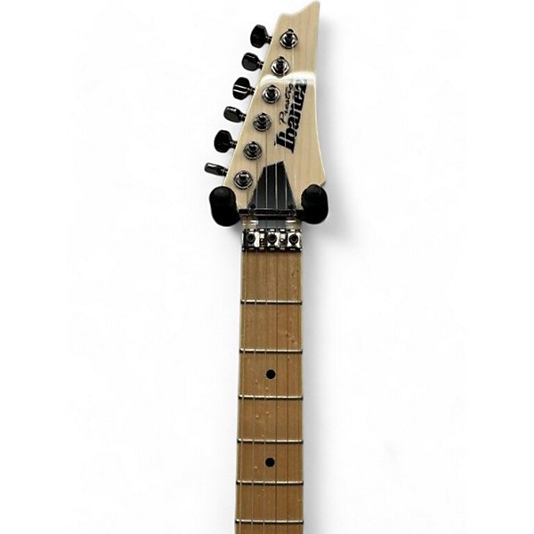 Used Ibanez PRESTIGE RG652AHM-AWD Transparent White Solid Body Electric Guitar