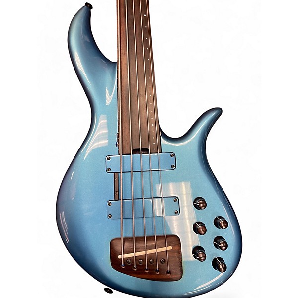 Used F Bass AC5 Blue Agave Electric Bass Guitar