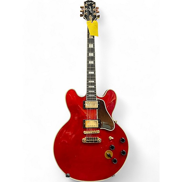 Used Epiphone Used Epiphone BB King Lucille Limited Edition Cherry Hollow Body Electric Guitar