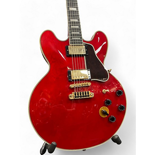 Used Epiphone Used Epiphone BB King Lucille Limited Edition Cherry Hollow Body Electric Guitar