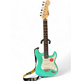 Used Fender Used Fender Bullet SSS Stratocaster Surf Green Solid Body Electric Guitar